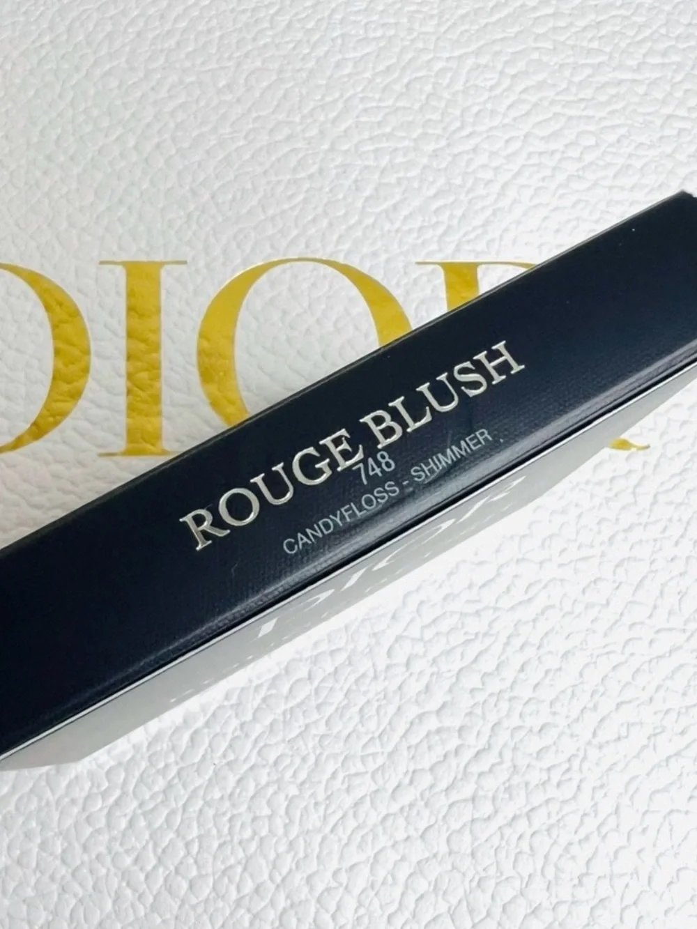 Dior Pink Imprimé Blush Compact with Brush